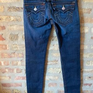 True Religion Dark Wash Skinny Jeans